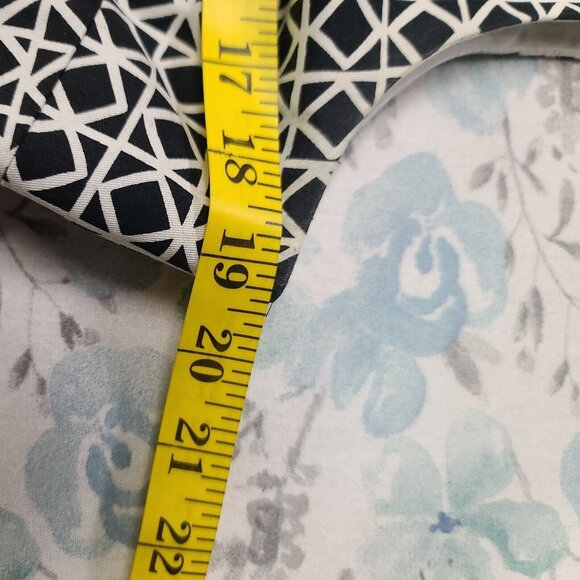 Talbot black and white checked sleeveless V-neck dress Matching Waist Tie 10 - Picture 5 of 6